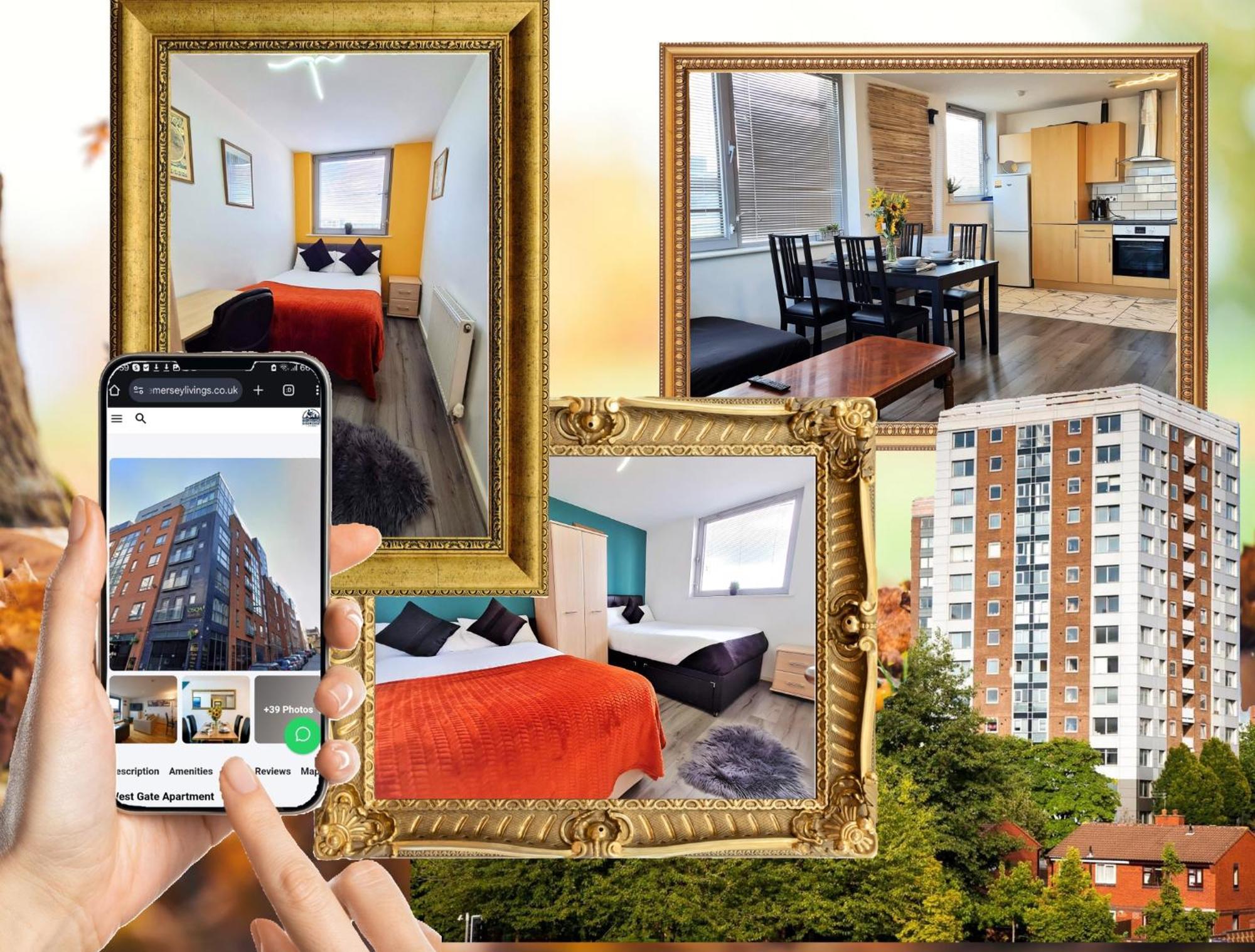 Sidemersey Livings - Central And Quiet 2-Bedroom Apartment Liverpool Exterior foto